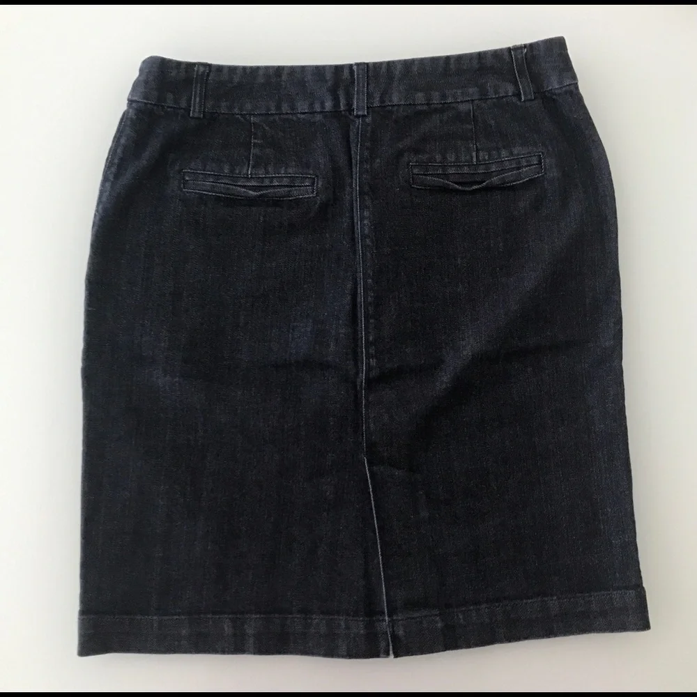 J. Crew Dark Denim Classic Mini Skirt